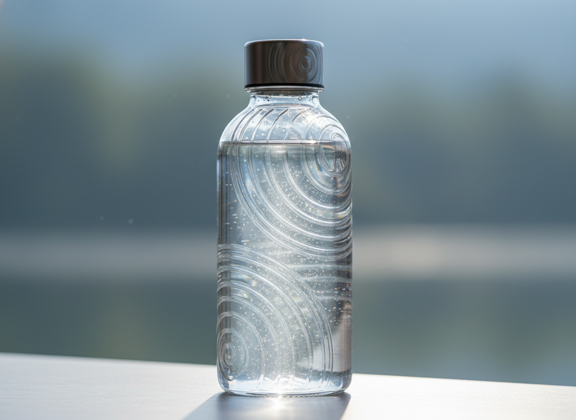 Velacirclecrew Signature Still Water Glass Bottle