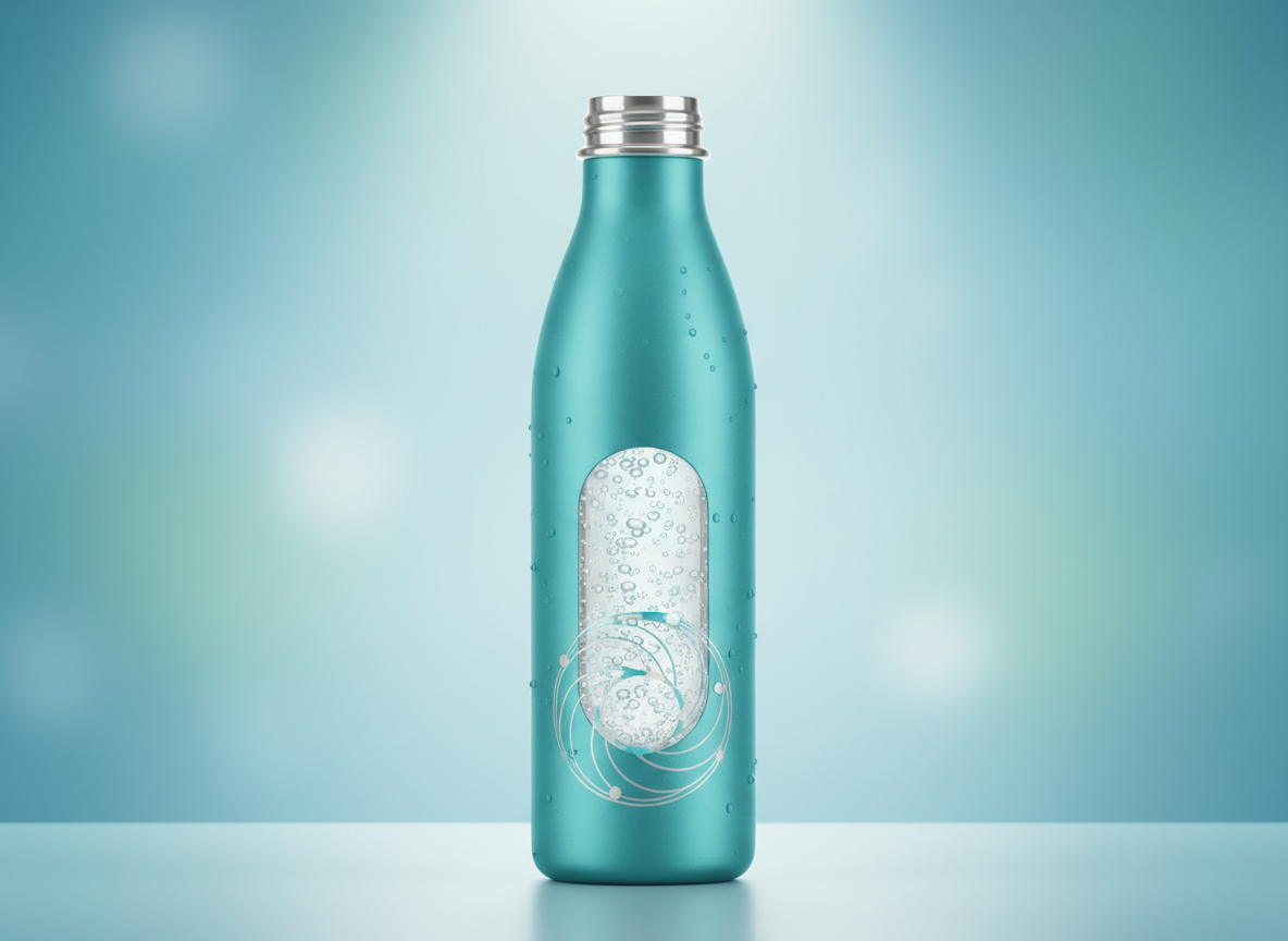 Velacirclecrew Sparkling Water Bottle